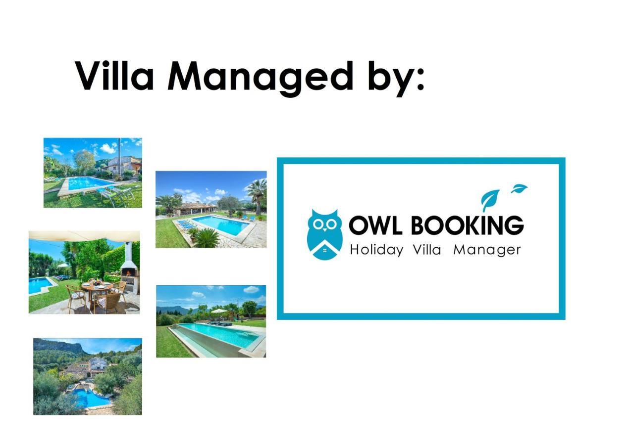 Owl Booking Villa Siquier - Luxury Retreat With Mountain Views Pollença Exteriör bild